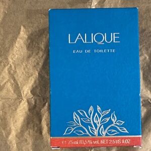 Lalique Eau de Toilette – Ref A13100 – Unopened Box – 75 ml – Vintage 1990s